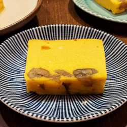【秋！ハロウィン】高級豆腐入り　北海道産カボチャとイタリア産マロングラッセの美肌チーズケーキ 4枚目の画像