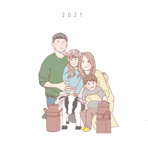 【AYさま専用】家族の似顔絵 A3サイズ AYさま専用】家族の似顔絵 A3サイズ AYさま専用】家族の似顔絵