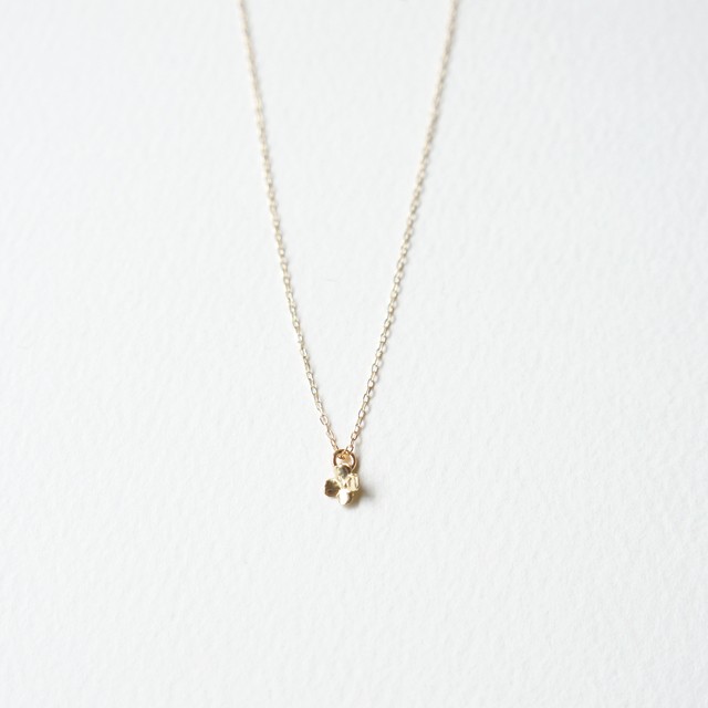 菜の花ネックレス_花K18ゴールドnhng1