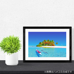 【アートポスター】タヒチの海（作品No.019） 2枚目の画像