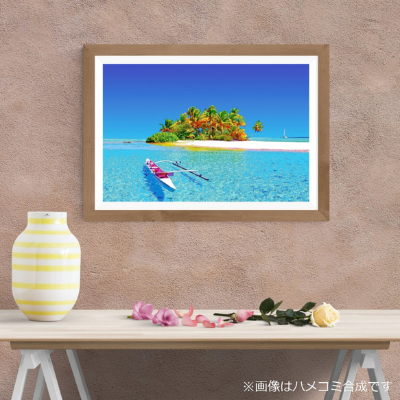 【アートポスター】タヒチの海（作品No.019） 3枚目の画像