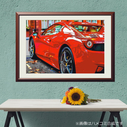 【アートポスター】フェラーリ458スパイダー（作品No.027） 1枚目の画像