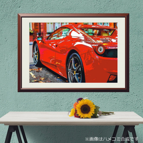 フェラーリ ferrari アート ポスター】車 ウォールデコ おしゃれ 写真 モダン ポップ インテリア雑貨 壁掛け 写真・グラフィック  Yi&Taru's FUN＋ 通販｜Creema(クリーマ) 16447811