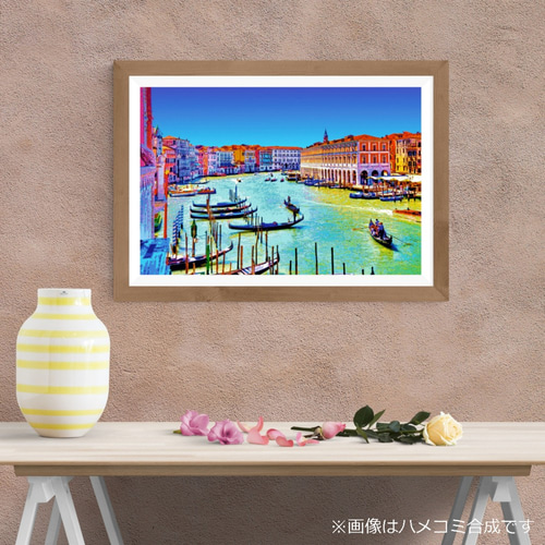 絵画 　イタリア イタリア 絵画 イタリア アンティーク ヴェネツィア運河 絵画 AN