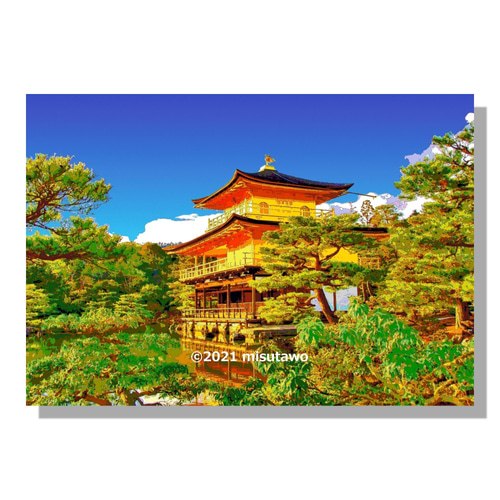 アートポスター】京都 金閣寺（作品No.089） 写真・グラフィック