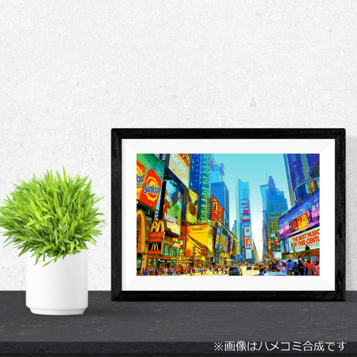 アートポスター】NY タイムズスクエアの風景（作品No.102） 写真