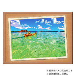 【選べる3枚組ポストカード】緑の海とカヌー【作品No.107】 2枚目の画像