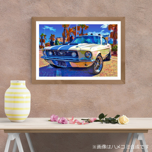 アートポスター】フォード・マスタング シェルビーGT350（作品No.139
