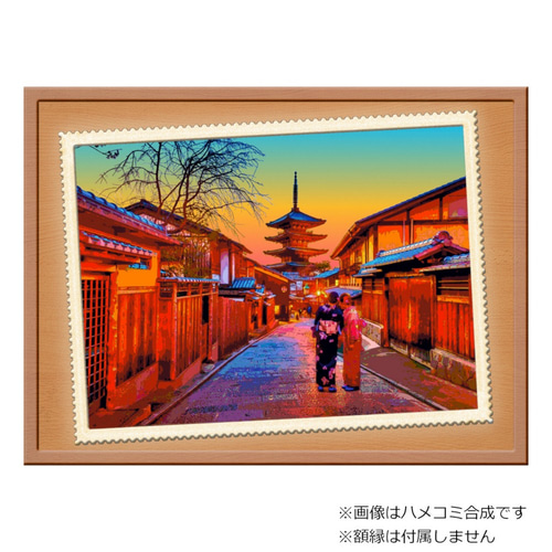 選べる3枚組ポストカード】京都 夕暮れ時の八坂の塔 (法観寺)【作品No