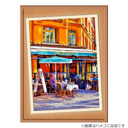 【選べる3枚組ポストカード】フランス パリのレストラン【作品No.181】 2枚目の画像