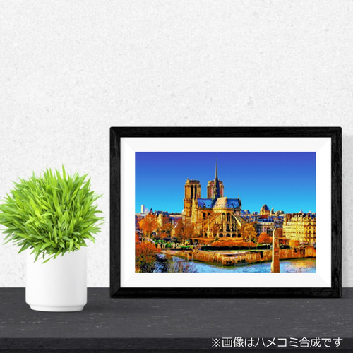 水彩画原画　パリのホテル「ノートルダム」 水彩画原画 パリのホテル「ノートルダム」