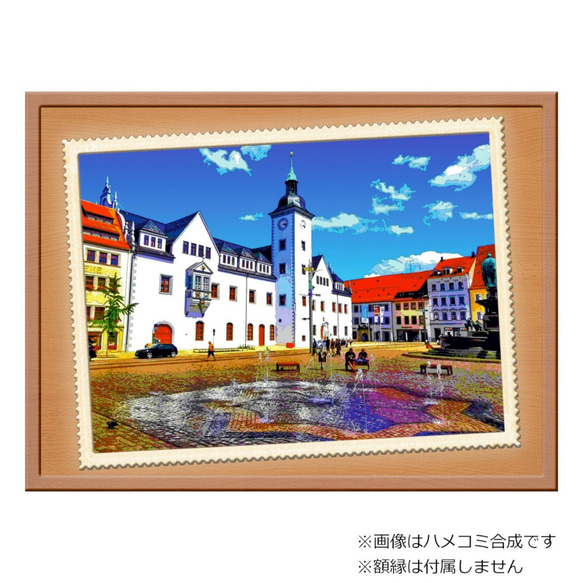 【選べる3枚組ポストカード】ドイツ フライベルク市役所【作品No.230】 2枚目の画像