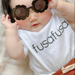 【送料無料】fusafusa フサフサ Tシャツ 記念 記念写真 お祝い ベイビー 3枚目の画像