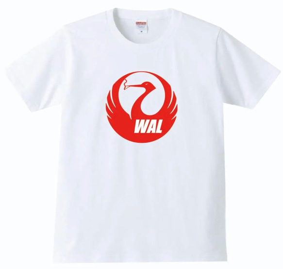 【送料無料】WAL ワル  おもしろ グッズ メンズ Tシャツ パロディ半袖 ホワイト 白 1枚目の画像