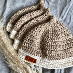 名入れ】どんぐり帽子 コットン100% 出産祝い 通年使える ベビー帽子