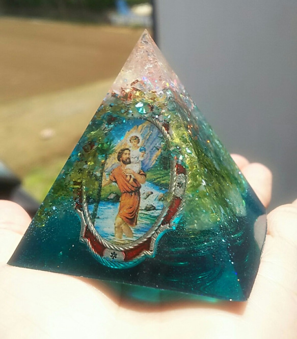 ○オリジナルピラミッド型オルゴナイト○願いに合わせたオルゴナイト