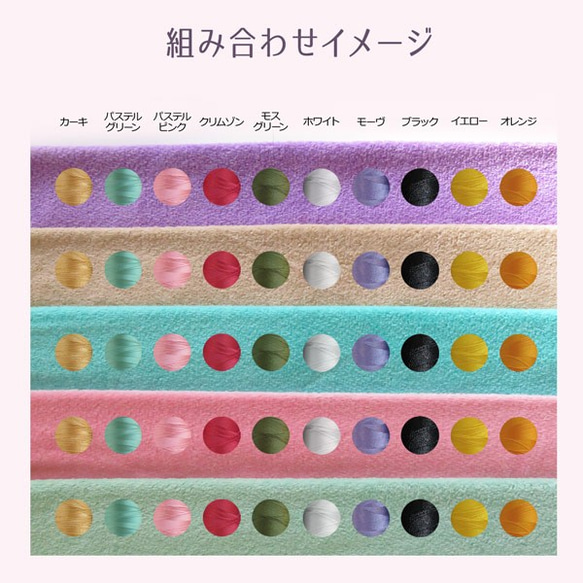 子供の絵 ハンカチ 刺繍 子どもの絵オリジナルグッズ プレゼント子どもの絵 ハンドタオル gp-pc-towel07 5枚目の画像