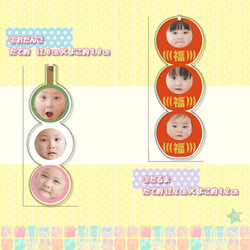 キーホルダー プレゼント ギフト 子どもの写真 子供の写真 家族写真 名入れ gp-plate-chara4 4枚目の画像