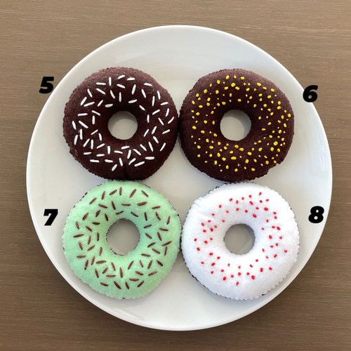 フェルトおままごと＊ドーナツ屋さん【選べる4個セット】 おもちゃ