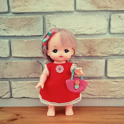 メルちゃん ゆかちゃん れなちゃん ワンピース ドレス 着せ替え服