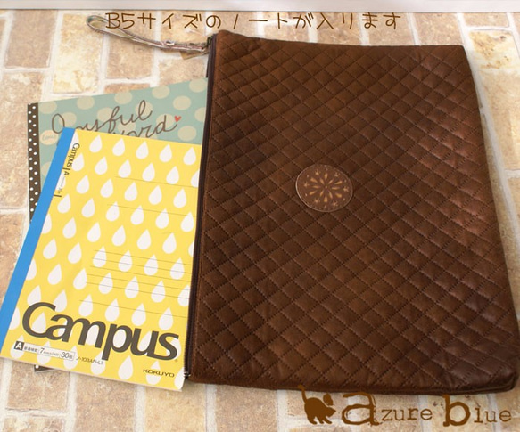 ⋆スエード風クラッチ　ブラウン　2way・別売りショルダー対応 5枚目の画像