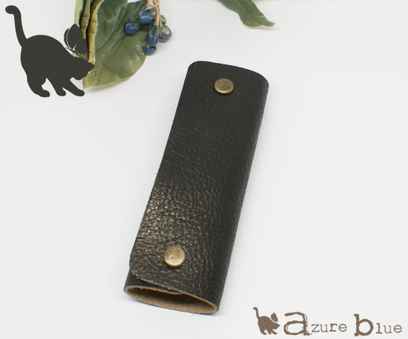 08 持ち手カバー・ダークブラウンメタリック 1枚目の画像