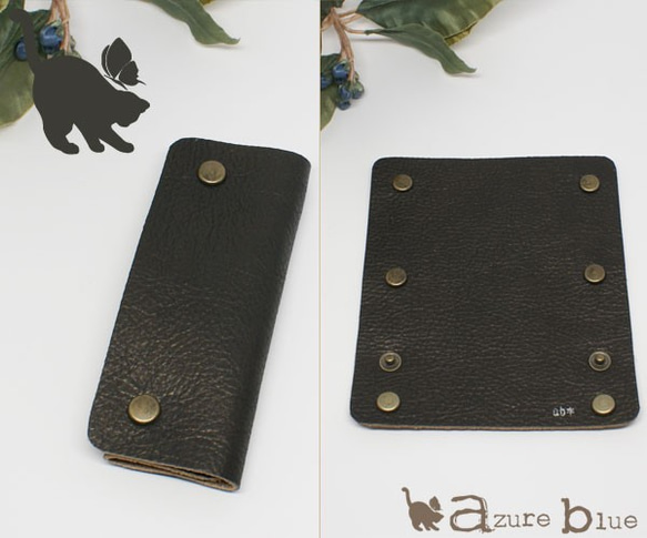 08 持ち手カバー・ダークブラウンメタリック 4枚目の画像