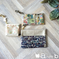 キーポーチ My Little Pace（マイ・リトル・ペース）　リバティラミネート生地 19枚目の画像