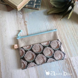 カードポーチ　 リバティ Peacocks of Grantham Hall 9枚目の画像