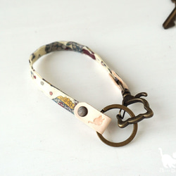 バッグキーホルダー リバティ My Little Pace（マイ・リトル・ペース）パープル 1枚目の画像