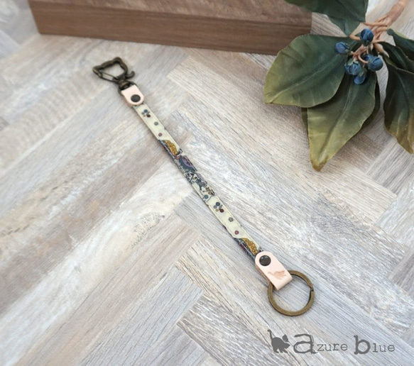 バッグキーホルダー リバティ My Little Pace（マイ・リトル・ペース）パープル 2枚目の画像