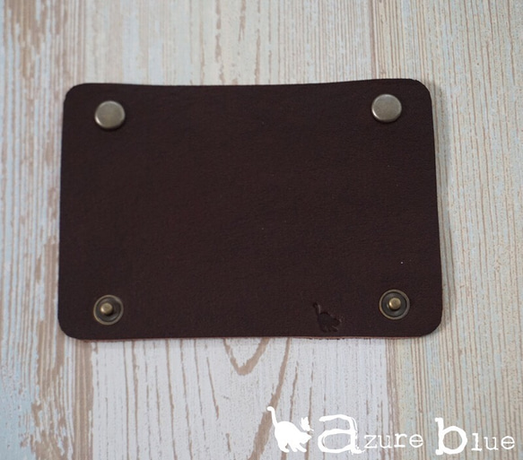 選べるカラー・ヌメ革の持ち手カバー （黒・赤茶・こげ茶）15 4枚目の画像