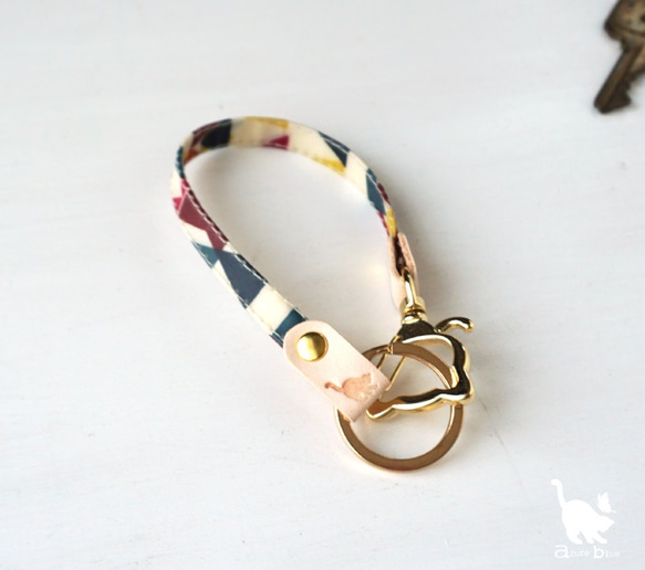 バッグキーホルダー リバティ Robin（ロビン） マルチ 1枚目の画像