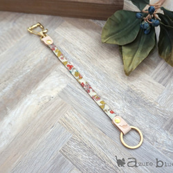 バッグキーホルダー リバティ Nancy animal ビビット 2枚目の画像