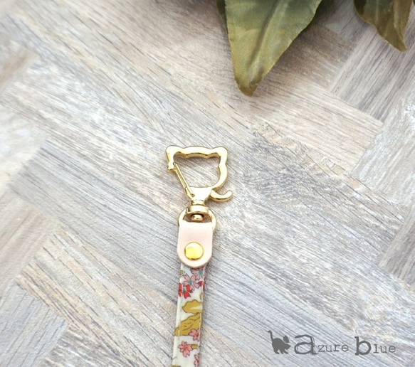 バッグキーホルダー リバティ Nancy animal ビビット 4枚目の画像