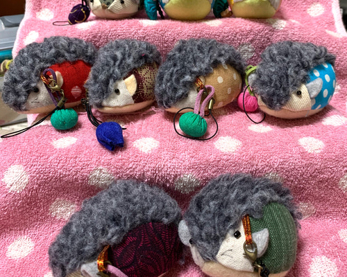 ネズミのストラップ ぬいぐるみ 桃屋ぴちこ 通販 5990409｜Creema