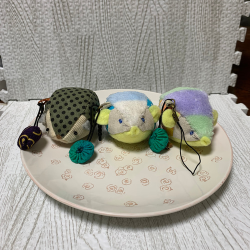 ネズミのストラップ ぬいぐるみ 桃屋ぴちこ 通販 5990409｜Creema