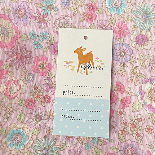 委託販売、フリマ、バザーなどに♪プライスタグ（値札）20枚 バンビ
