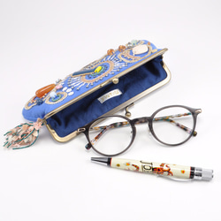 紗布和珠子眼鏡盒/筆盒Gamaguchi Sparkle 36 第4張的照片