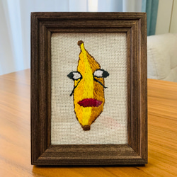 バナナ（刺繍） 1枚目の画像