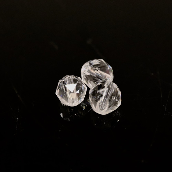 水晶スターカット 約6mm  3粒 5枚目の画像