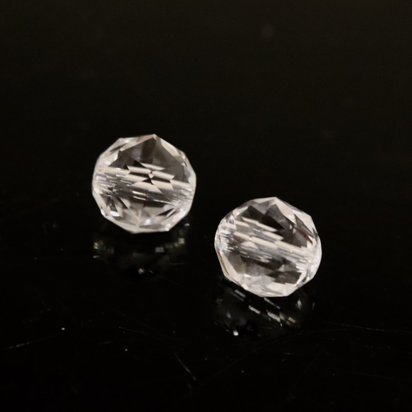 水晶スターカット 約８mm  2粒 4枚目の画像