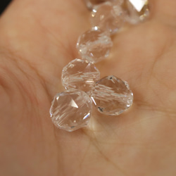水晶スターカット 約８mm  2粒 6枚目の画像