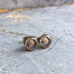 8mm AMERICAN REGIONドームカボションピアス イヤリング