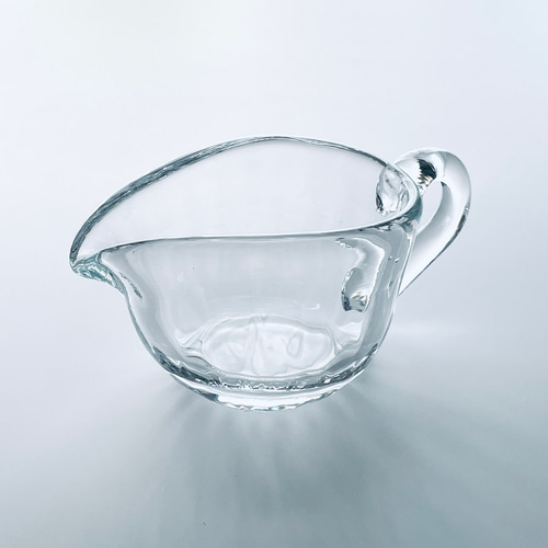 ガラスの片口 取っ手付き［透明］ お椀・ボウル・鉢 F-GLASS