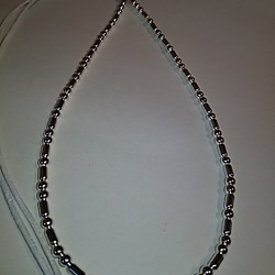 パイプビーズ シルバー アンクレット 3ｍｍ /シルバー925 インディアン パイプビーズ シルバー アンクレット 3mm /シルバー925