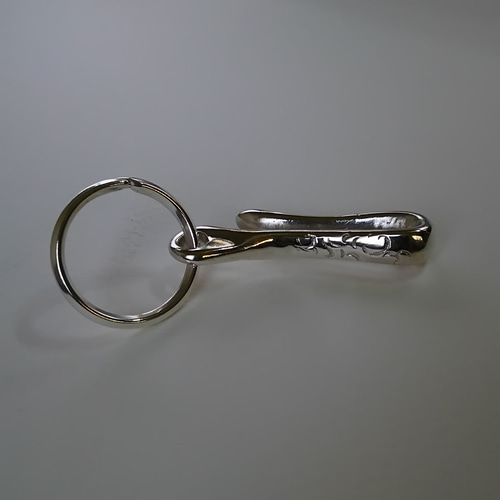 シルバー925 唐草　キーチェーン 竹内重利彫金 唐草キーチェーン(シルバー925) 廃盤モデル 完売