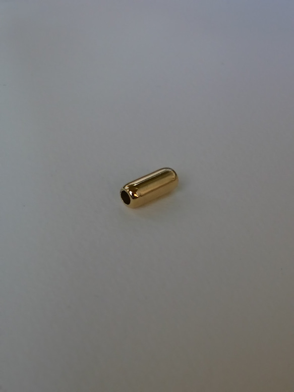 金無垢 ビーズ パイプ 2個セット 18k Amazon.co.jp: 金無垢M サイズパイプビーズ 真鍮18K