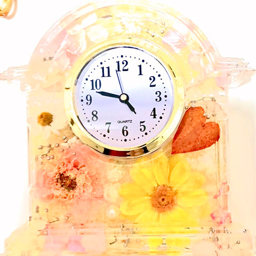 ハーバリウム置時計 2個セット 【公式通販】