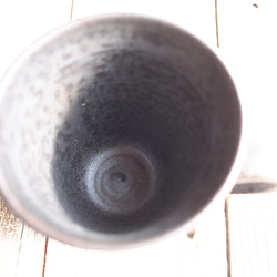 黒マットタグしのぎマグカップ 3枚目の画像
